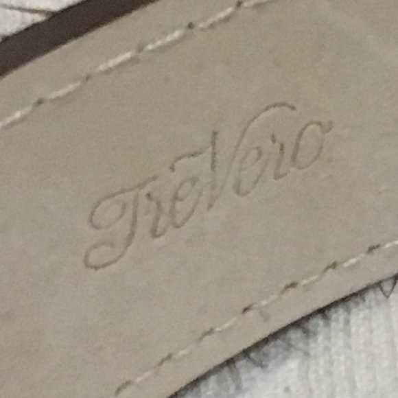 NWOT Genuine Leather feathered brown Belt by TreVero - Picture 5 of 6